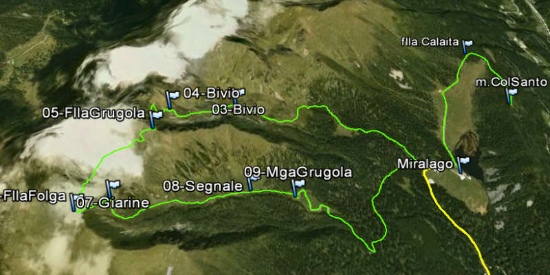 Calaita, Grugola, Folga