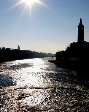 fiume Adige a Verona