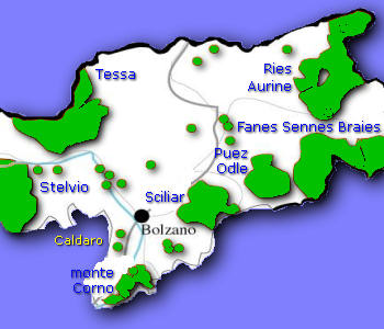 parchi Alto Adige SudTirol