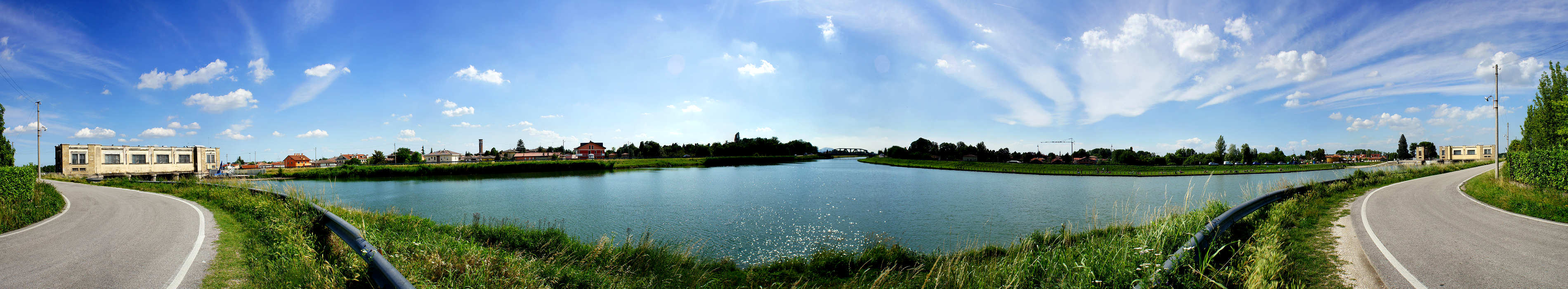 Padova - Canale Scaricatore, fiume Bacchiglione