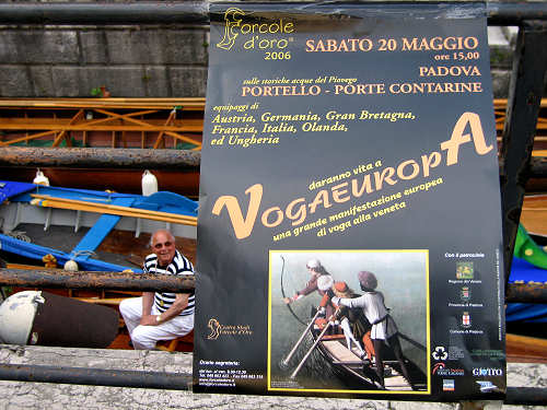 voga alla Veneta sul Piovego a Padova