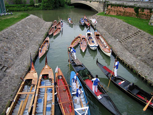 voga alla Veneta sul Piovego a Padova