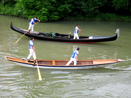 voga alla Veneta sul Piovego a Padova