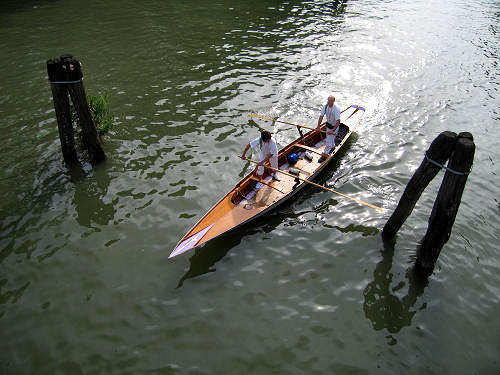 voga alla Veneta sul Piovego a Padova