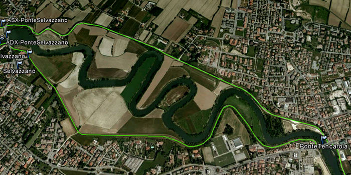 Percorso Nordic Walking del Bacchiglione