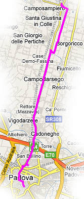 Camposampiero, Cammino di Sant'Antonio