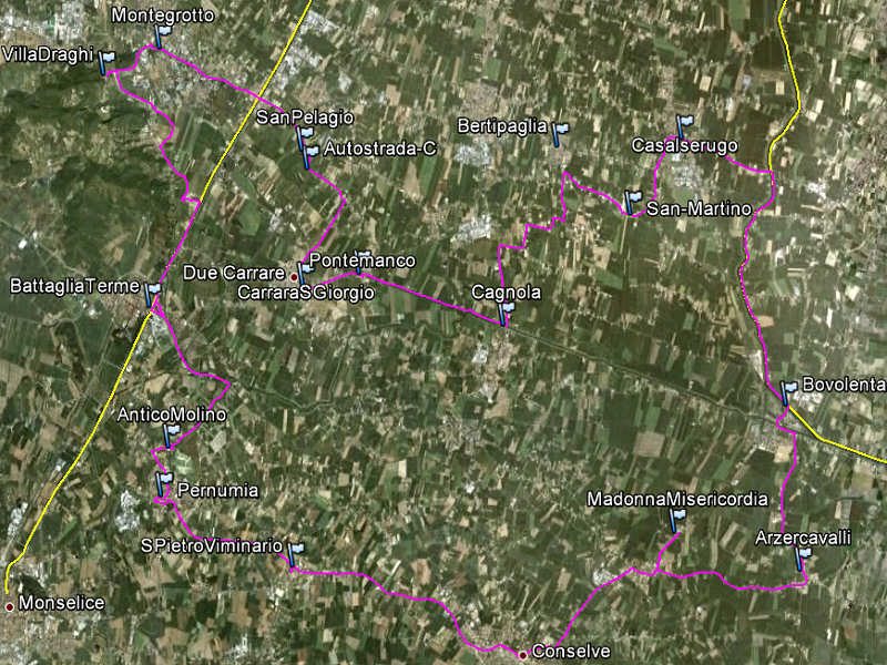 cicloturismo nel Conselvano