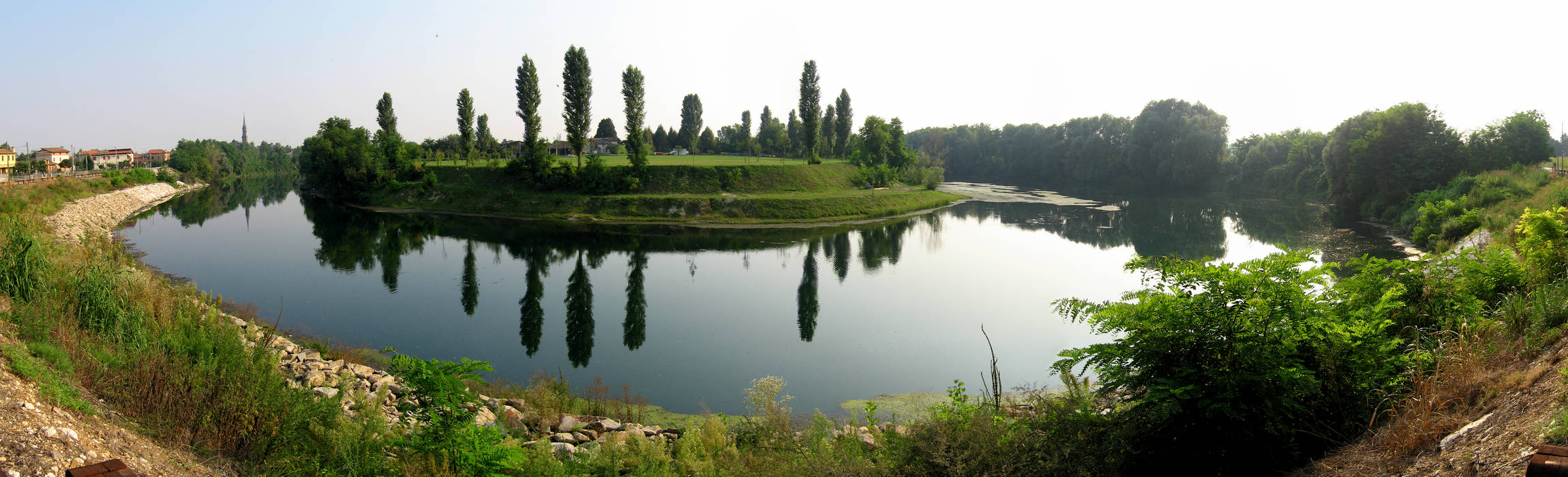 il fiume Brenta a Campo San Martino