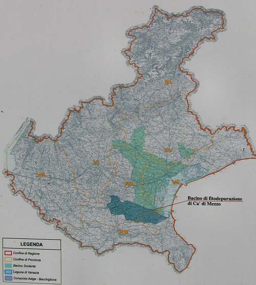 Codevigo, oasi naturalistica di Ca' di Mezzo lungo il fiume Bacchiglione