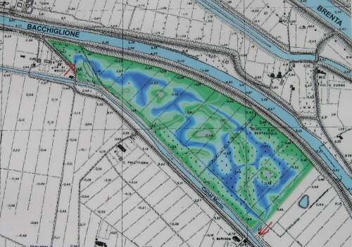 Codevigo, oasi naturalistica di Ca' di Mezzo lungo il fiume Bacchiglione