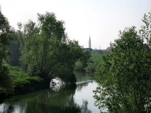 argine Roncajette del fiume Bacchiglione - da Padova a Bovolenta