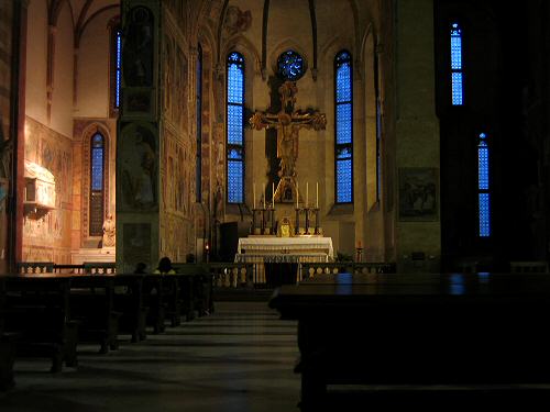 Padova - Chiesa Eremitani, cappella Ovetari, Andrea Mantegna
