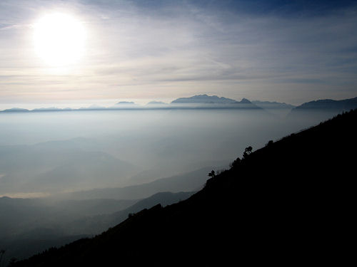 Tramonto al monte Novegno - Schio