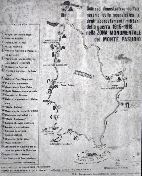zona monumentale del monte Pasubio