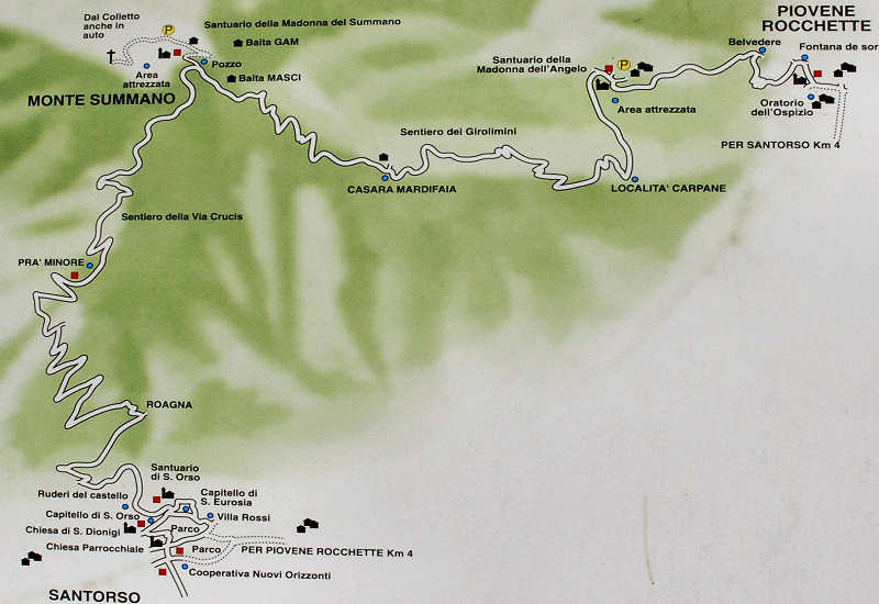 Sentiero Girolimini al monte Summano