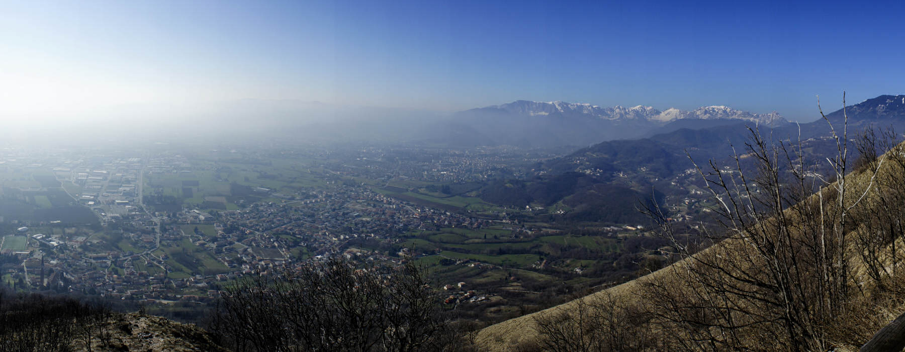 Carega e Piccole Dolomiti dal Summano a Santorso