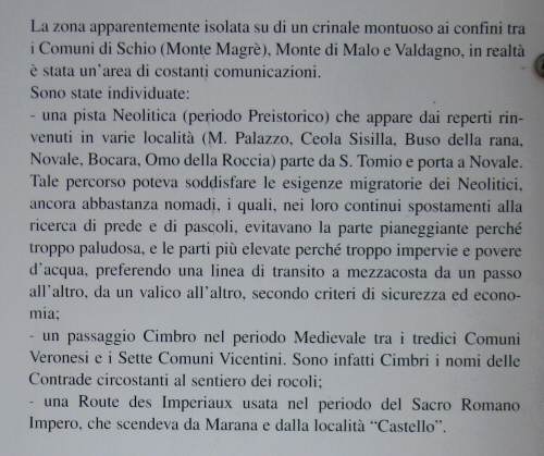 sentiero roccoli al Mucion Valdagno