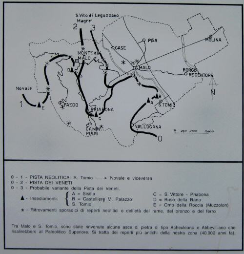 sentiero roccoli al Mucion Valdagno