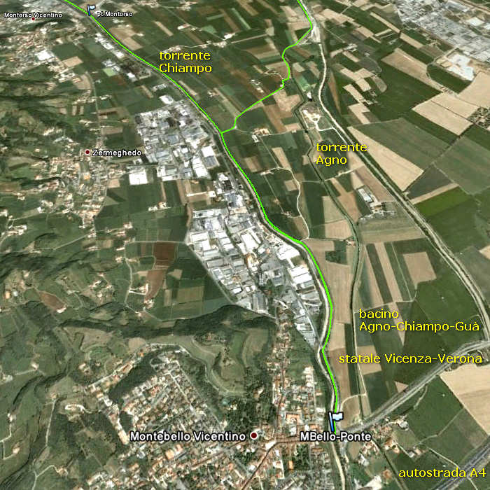 piste ciclabili Agno Chiampo