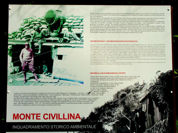 Ecomuseo della Grande Guerra nel monte Civillina
