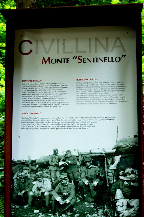 Ecomuseo della Grande Guerra nel monte Civillina