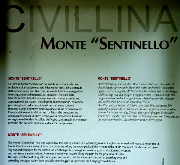 Ecomuseo della Grande Guerra nel monte Civillina