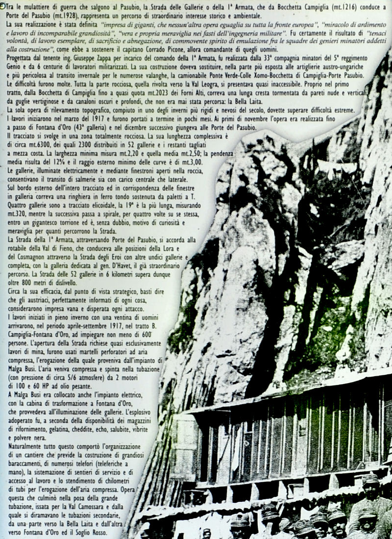 Pasubio Strada delle 52 Gallerie