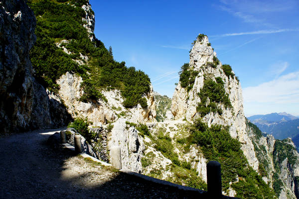 salita al rifugio Papa al Pasubio, strada Scarubbi strada Eroi
