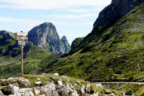 salita al rifugio Papa al Pasubio, strada Scarubbi strada Eroi