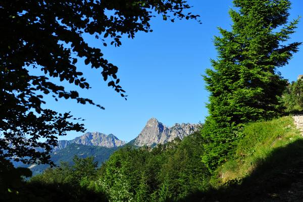 Strada delle 52 gallerie al monte Pasubio, da passo Xomo bocchetta Campiglia al rifugio gen. A.Papa