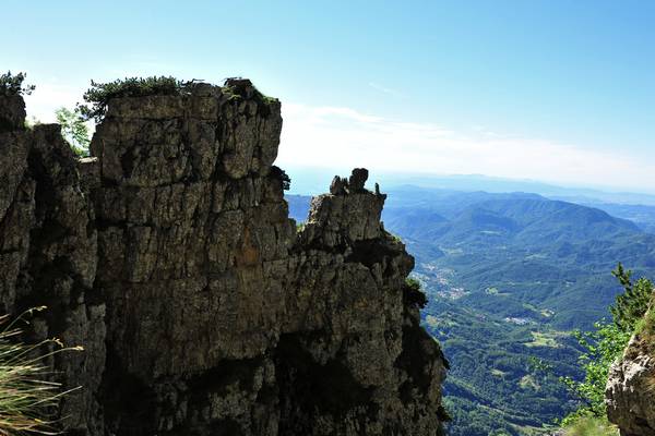 Strada delle 52 gallerie al monte Pasubio, da passo Xomo bocchetta Campiglia al rifugio gen. A.Papa