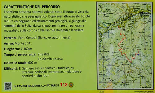 sentiero Italo Solda a Recoaro Mille monte Spitz