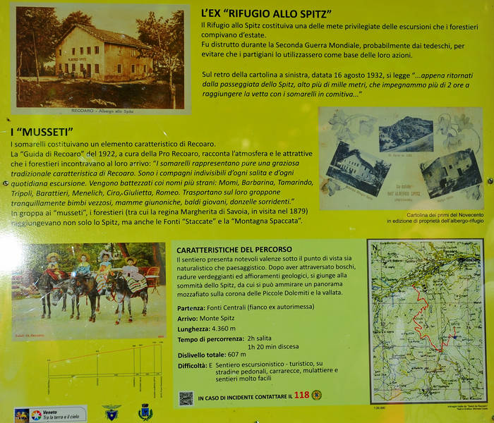 albergo-rifugio allo Spitz di Recoaro