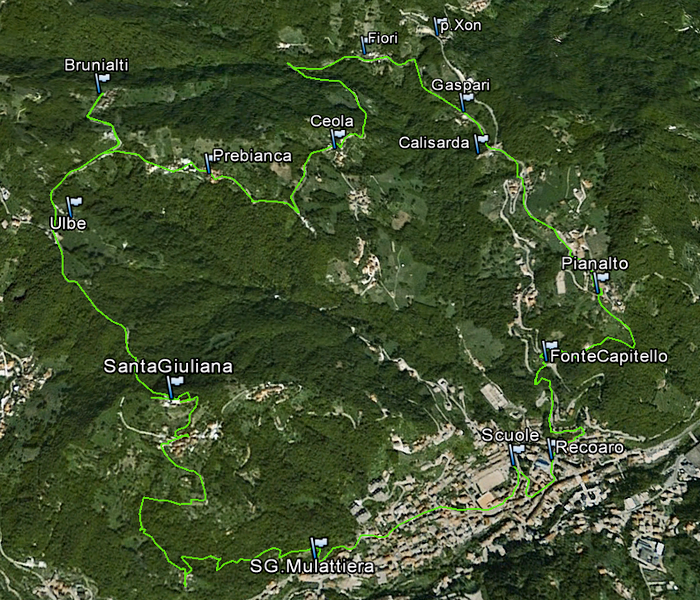 Recoaro Terme contrade Santagiuliana