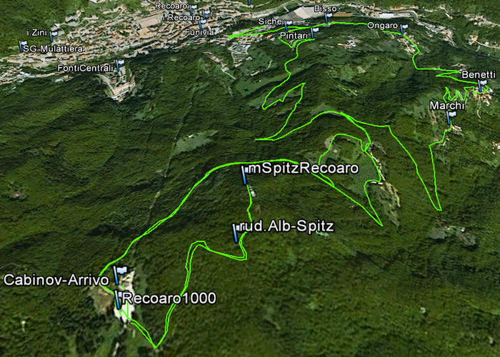 Recoaro Terme, Peserico, Recoaro Mille, monte Spitz