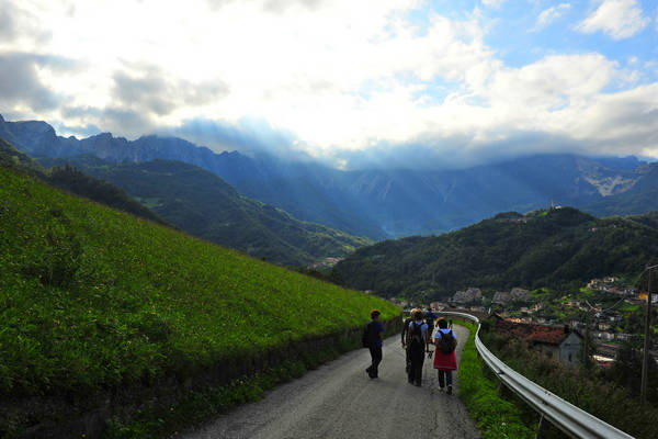 passeggiata contrade di Recoaro Peserico monte Spitz