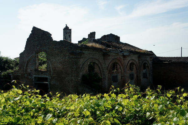 giro cicloturistico tra Adria e Porto Viro lungo gli argini del Canal Bianco e del fiume Po
