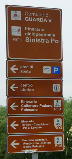 cicloturismo campagna Polesana fiume Po