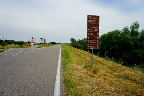 cicloturismo campagna Polesana e fiume Po