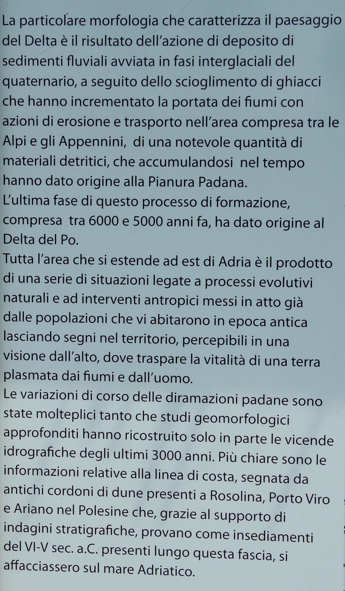 mountain bike, cicloturismo da Adria a Porto Viro lungo il Canal Bianco e il fiume Po