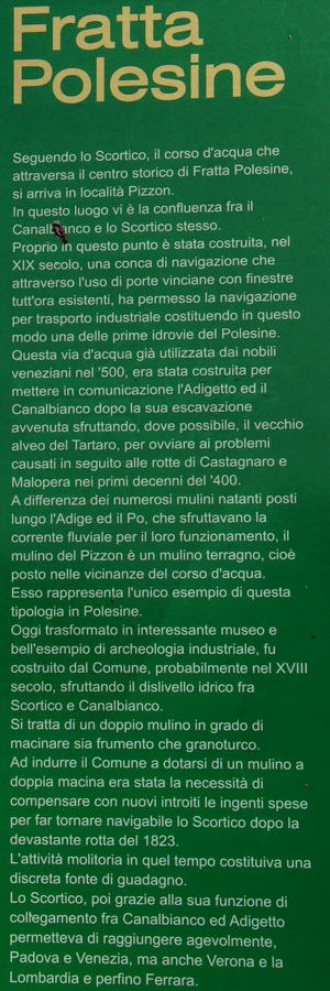 Mulino Pizzon a Fratta Polesine