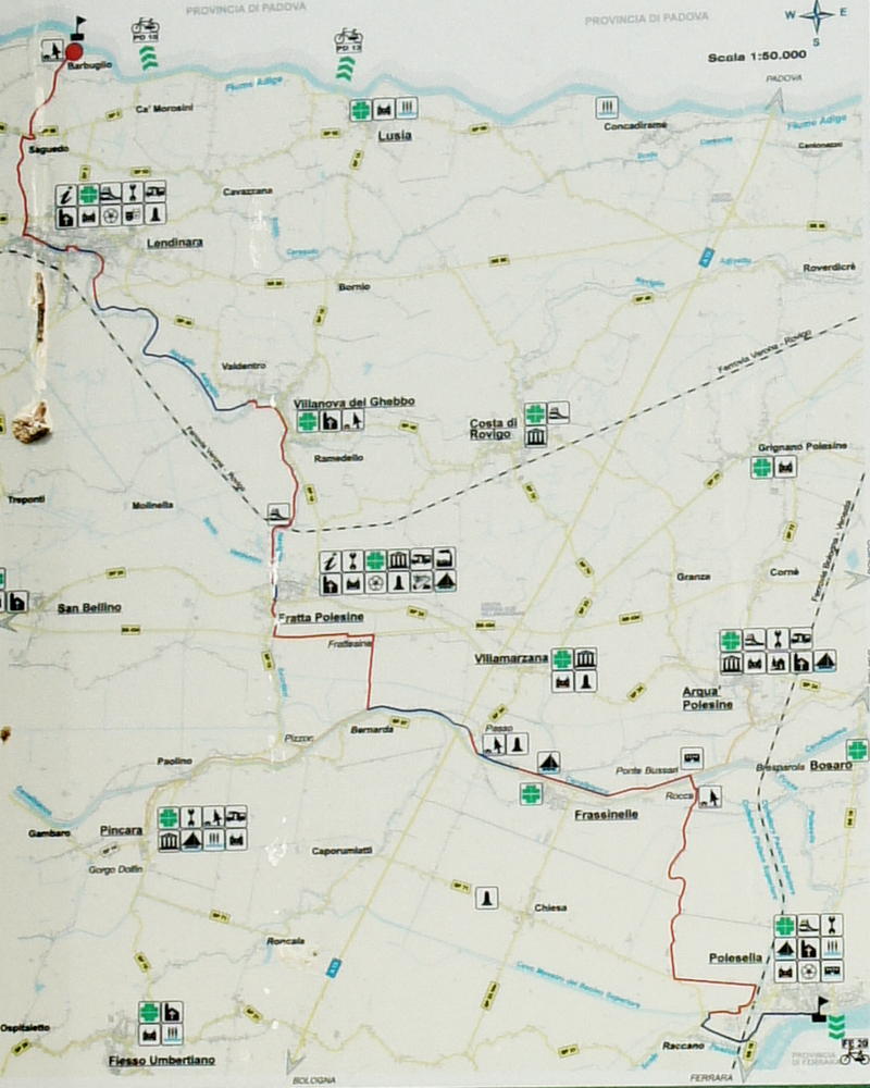 cicloturismo Ciclabile Adige-Po