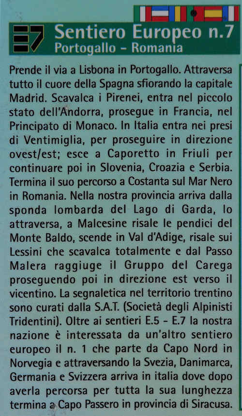 Sentiero Europeo E/5