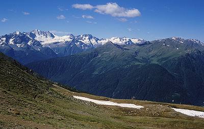 il profilo della Presanella