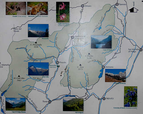 informazioni Parco Naturale Regionale Adamello-Brenta