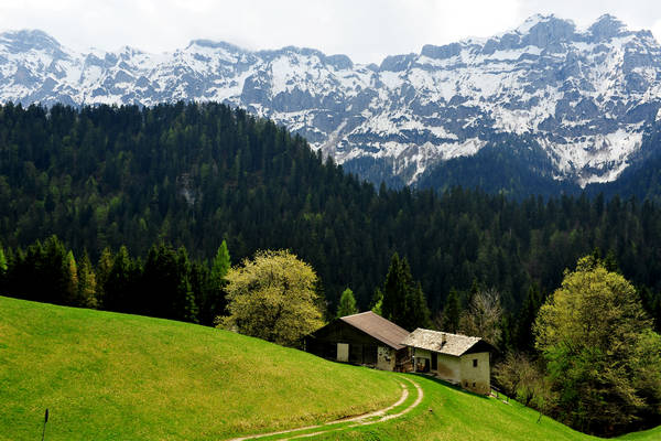 Cordogn&egrave;, prati San Giovanni, Val Noana Mezzano