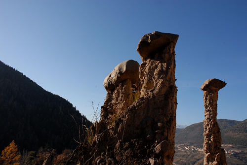 Piramidi di terra a Segonzano in Val Cembra
