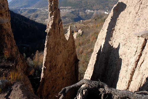 Piramidi di terra a Segonzano in Val Cembra