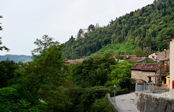 Via dell'Acqua, la Via dei Mulini, il Rujo a Cison di Valmarino