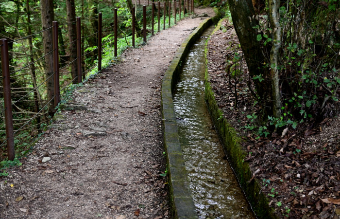 Via dell'Acqua, la Via dei Mulini, il Rujo a Cison di Valmarino